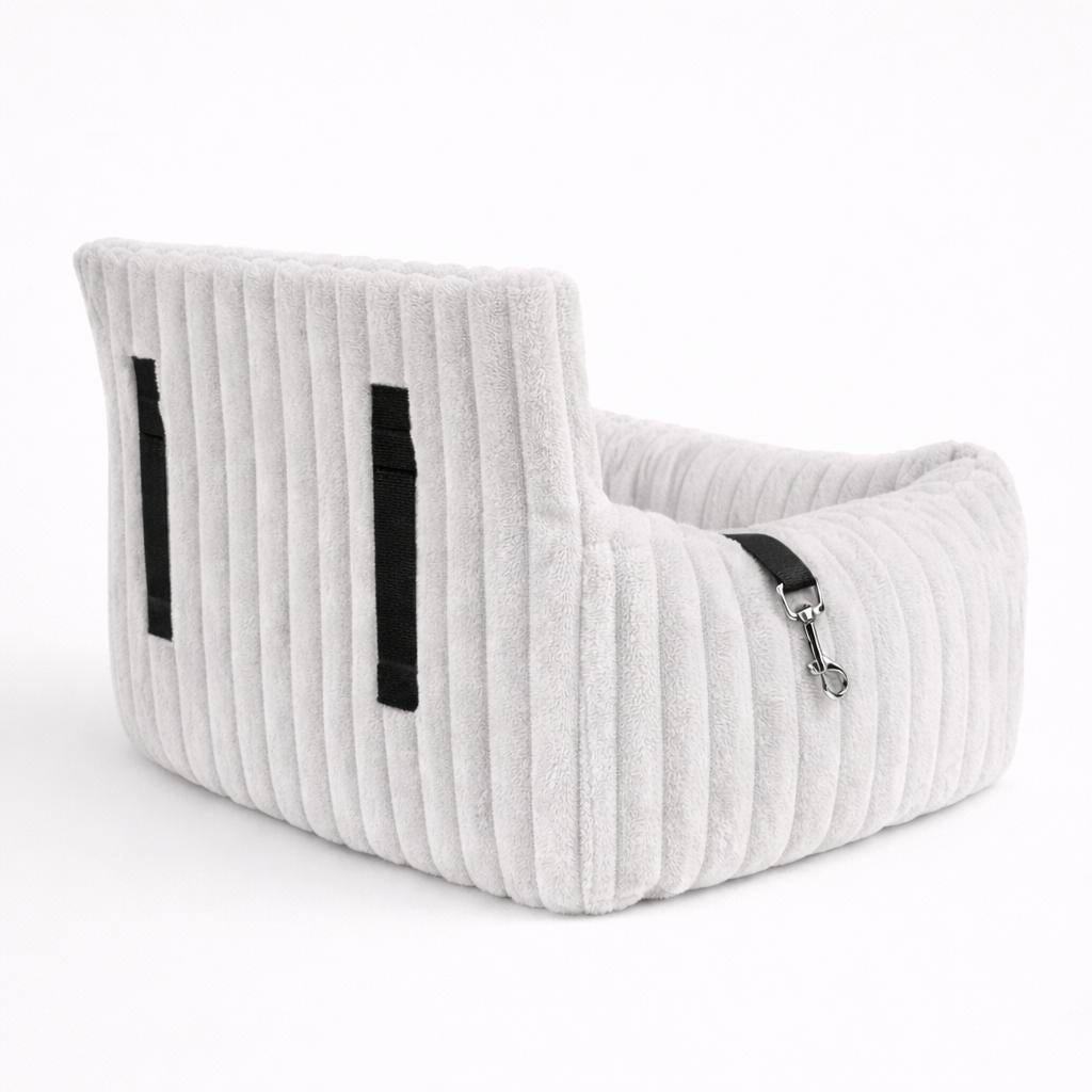 Nandog Pet Gear The Car Seat Gray Velvety Cloud S – Limited Edition