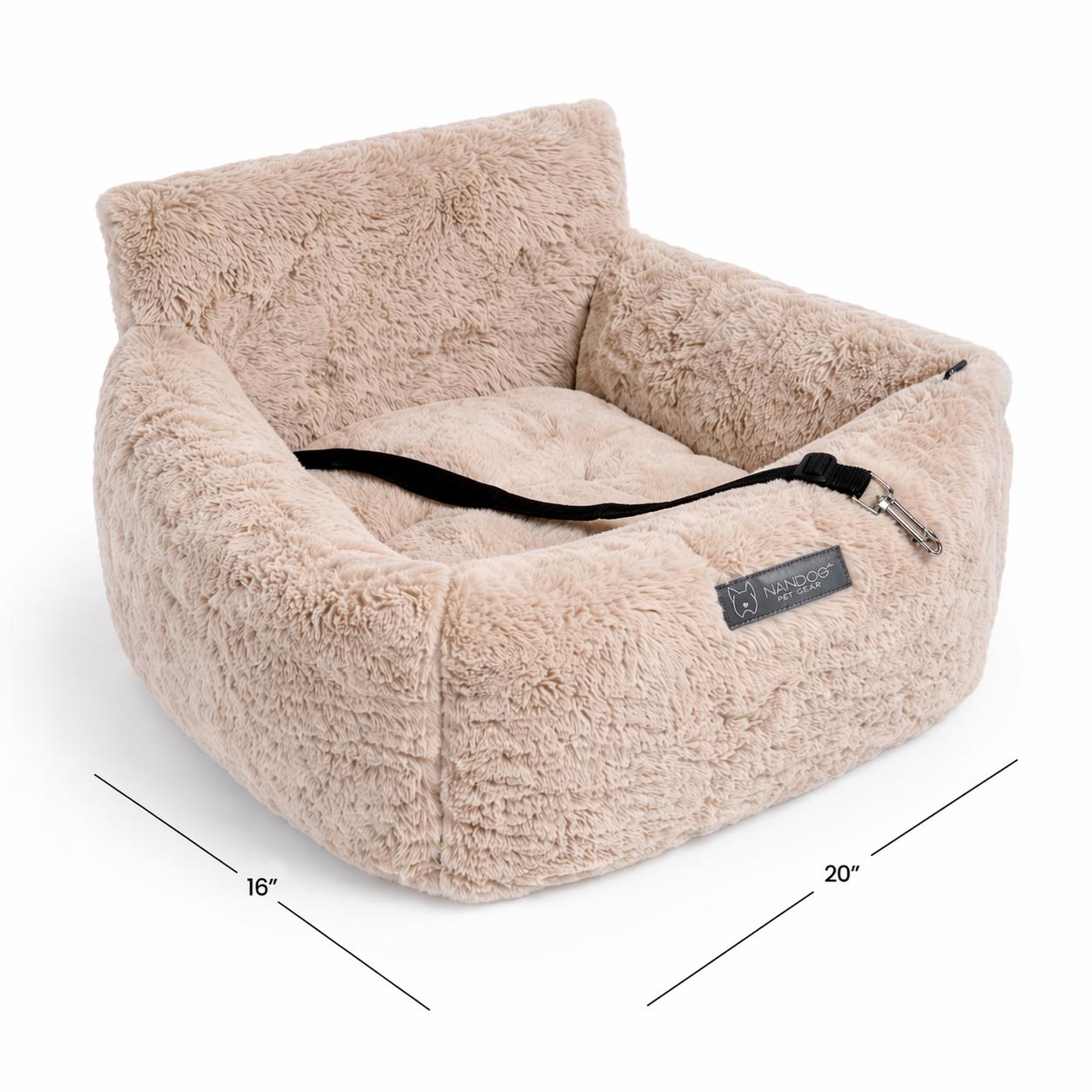 Nandog Pet Gear The Car Seat Beige Cloud S – Limited Edition