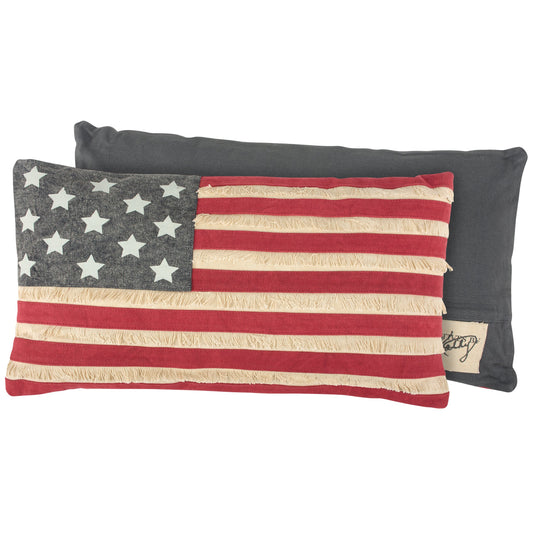 Primitives by Kathy American Flag Pillow - 19" x 10"