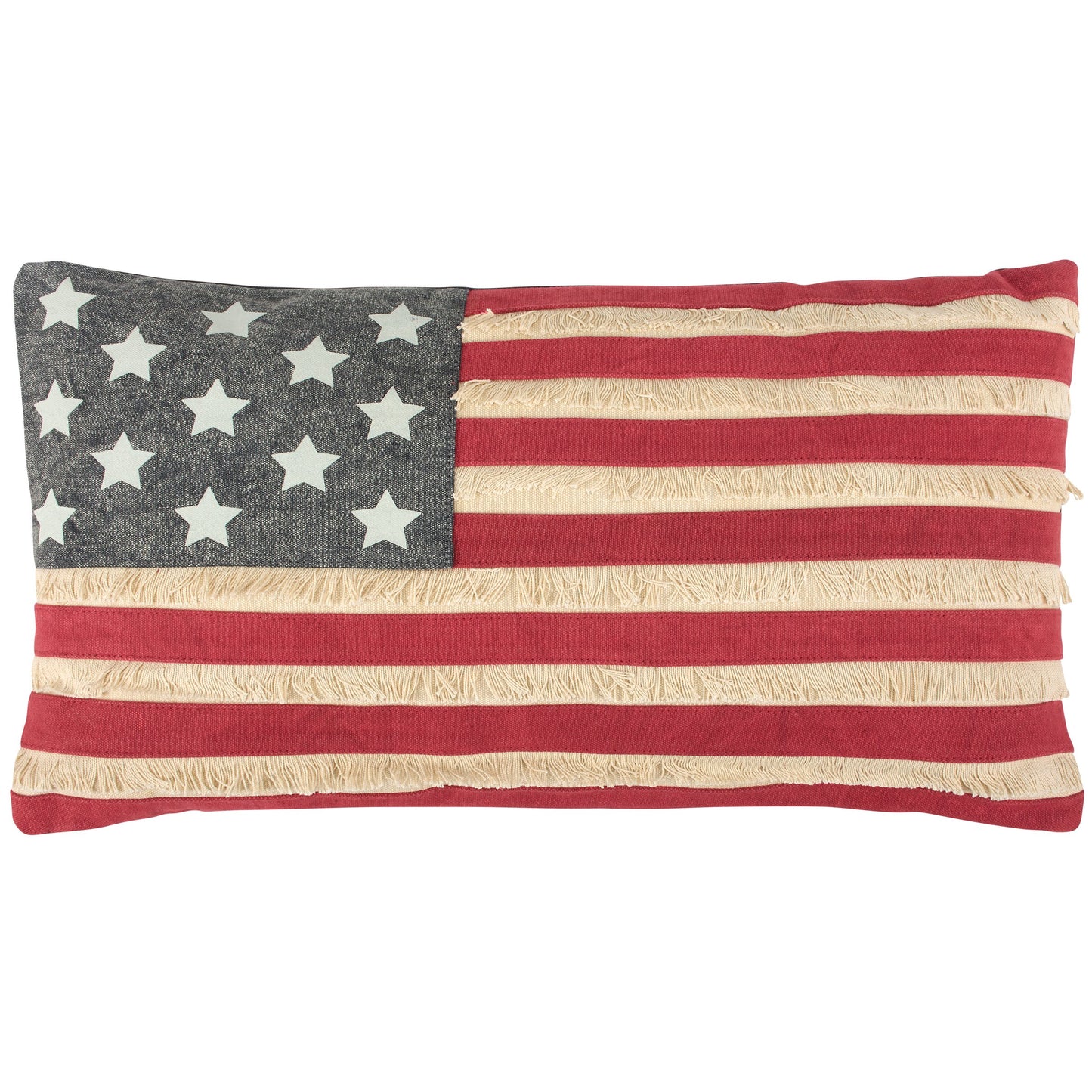 Primitives by Kathy American Flag Pillow - 19" x 10"