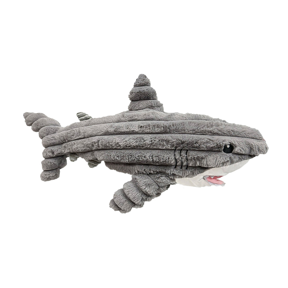 Petlou Ocean Friends Great White Shark Dog Toy, 26"