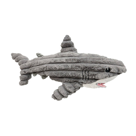 Petlou Ocean Friends Great White Shark Dog Toy, 26"