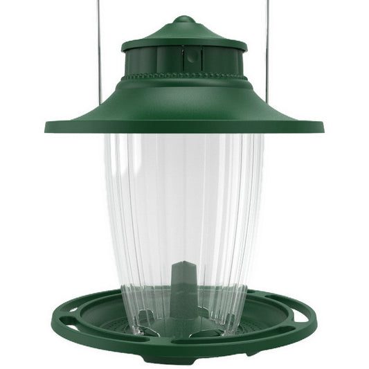 More Birds Green Large Lantern Bird Feeder - 3.8 lbs (5 Feeding Stations)