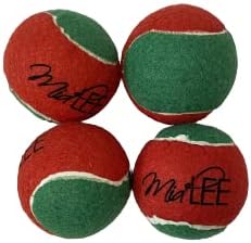 Candy Cane Christmas Dog Tennis Balls - 2.5" - Set of 4