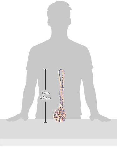 Zanies Poly/Cotton Monkeys Fist Knot Rope Dog Toy - 17-Inch