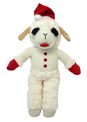 Multipet Standing Holiday Lamb Chop with Santa Hat (Jumbo (24"))