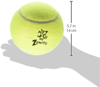 Zanies 5" Giant Tennis Ball for Dogs, 2-Packs