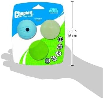 Chuckit! Fetch Medley Dog Balls Set of 3- Small