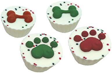 Midlee Santa Peanut Butter Cup Boxed Christmas Dog Treats