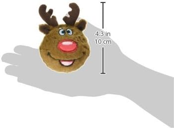 fabdog Reindeer faball Squeaky Dog Toy (Small)