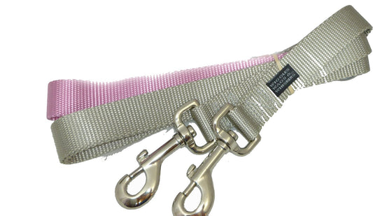 Freedom No Pull 1 Inch Training LEASH ONLY Works with No Pull Harnesses (Light Pink)