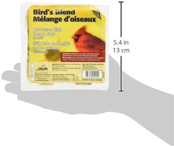 Heath Outdoor Products DD4-12 Yellow All Season Bird's Blend Suet - 11.25 Ounce (Pack of 12)