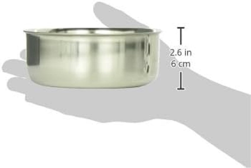 QT Dog Stainless Steel Pet Bowl Coop Cup with Clamp - 30 oz