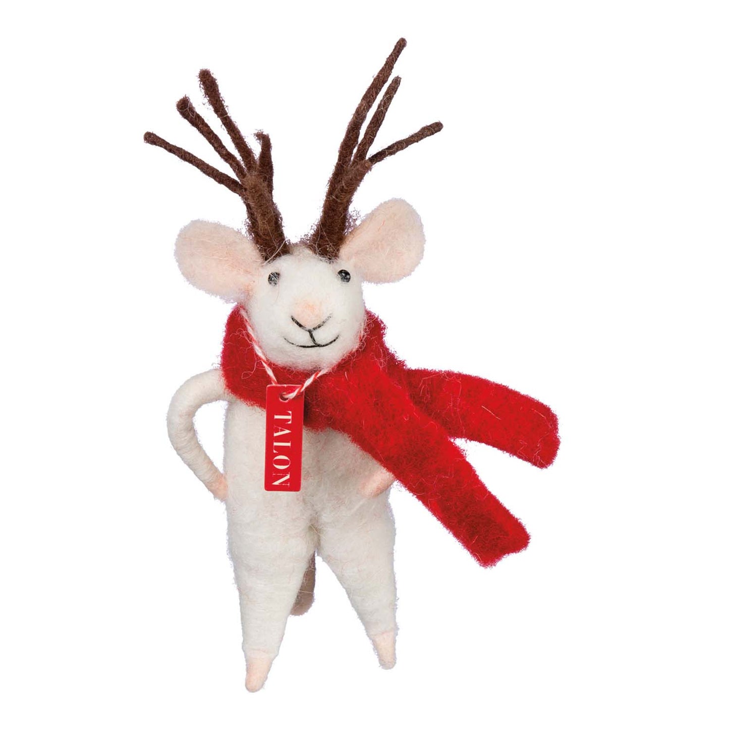 Primitives by Kathy 4" Reindeer Mouse Critter Holiday Decor Ornament or Village Figure