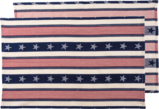 Primitives By Kathy Stars And Stripes Kitchen Towel - 18" x 28"