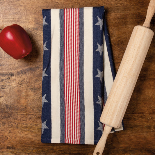 Primitives By Kathy Stars And Stripes Kitchen Towel - 18" x 28"