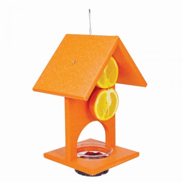 Songbird Essentials Orange Fruit and Jelly Oriole Bird Feeder - 10"