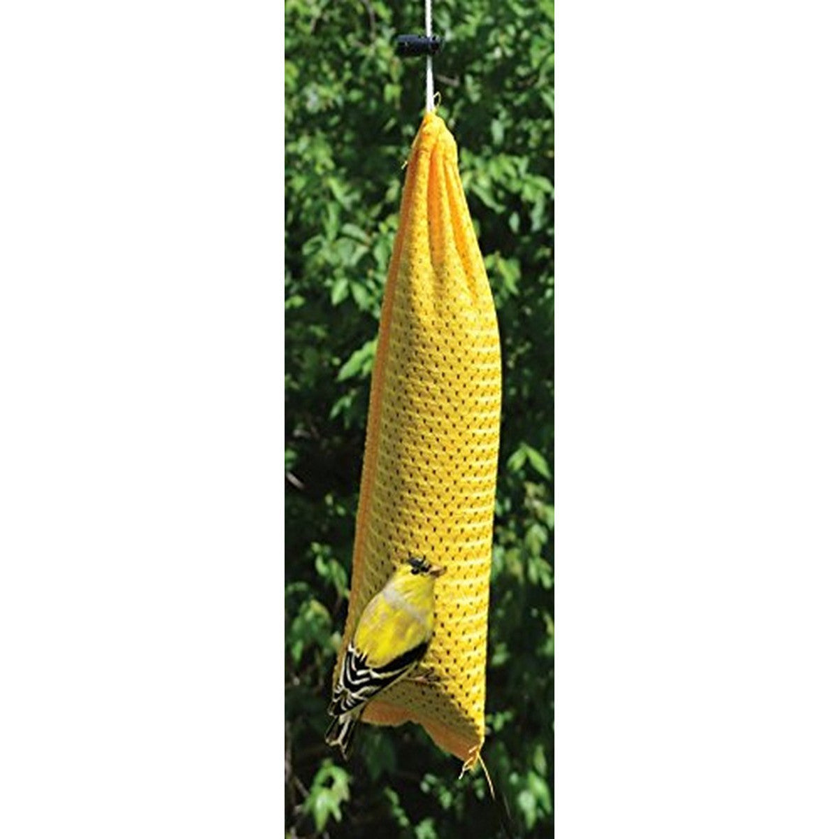 Songbird Essentials Yellow Thistle Sock Finch Magic Mesh Jumbo Bird Feeder - 16"