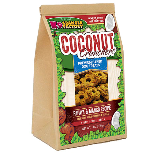 K9 Granola Factory Papaya and Mango Coconut Crunchers 14 oz