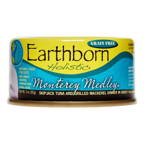 Earthborn Holistic Monterey Medley Grain-Free Moist Canned Cat Food - (3 oz) Pack of 24