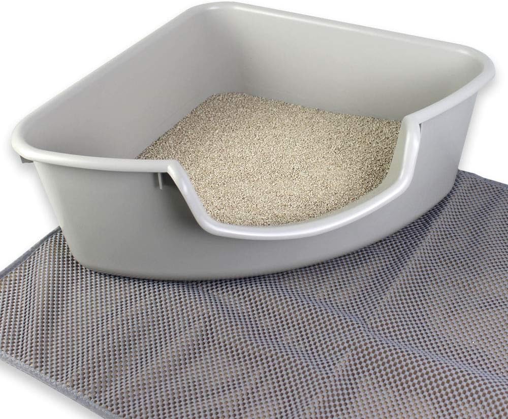 Pioneer Pet SmartCat Corner Litter Box - Gray