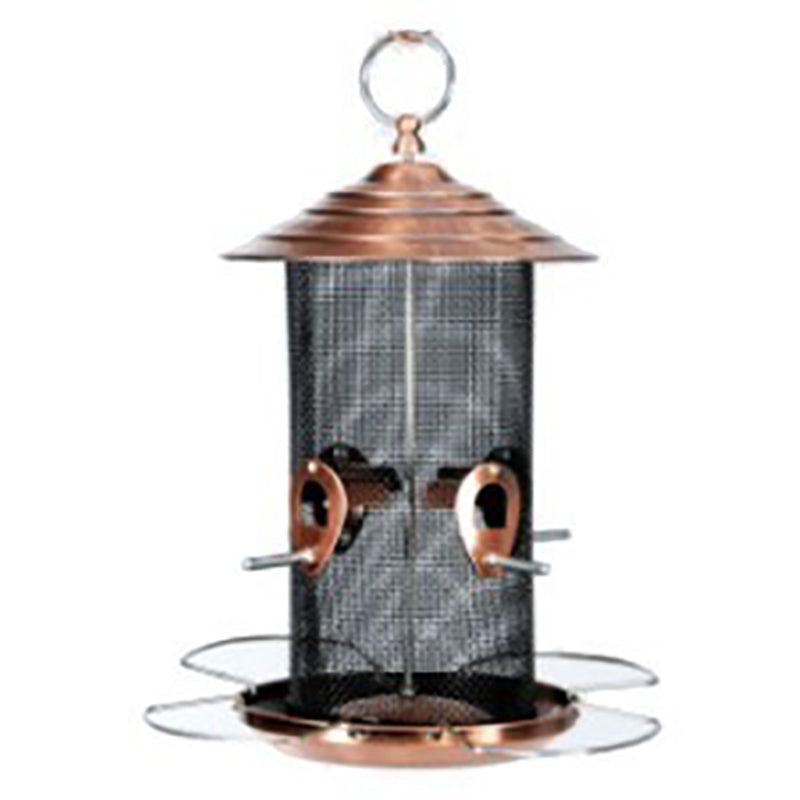 Woodlink Audubon Black/Copper Brushed Copper Seed Bird Feeder