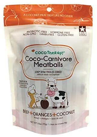 CocoTherapy Coco-Carnivore Meatballs Dog Treats (Variety)