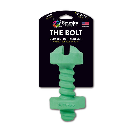 Spunky Pup Rubber Tool Dog Toy - The Bolt