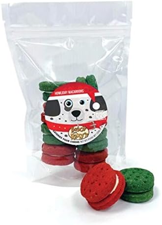 Red & Green Christmas Dog Macaroons