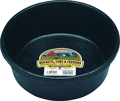 Little Giant Farm & Ag 4 Quart Rubber Feed Pans