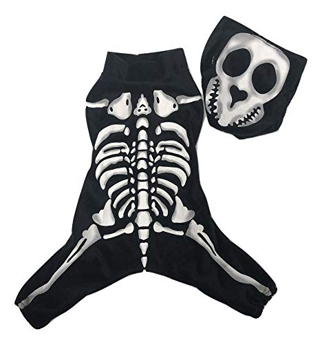 Midlee Two Tone Skeleton Dog Costume (X-Large)