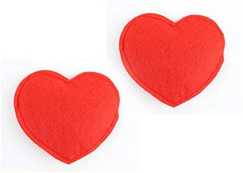 Imperial Cat Red Felt Heart Catnip Toy, Pack of 2