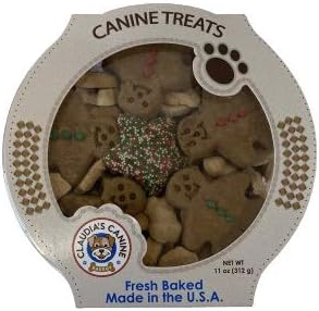 Gingerbread Man Dog Cookie Treat Tub