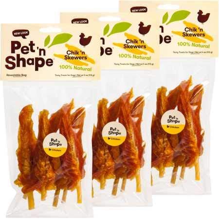 Pet 'n Shape 3 Pack Chik 'n Skewers (12 oz)