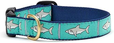 Up Country Shark Pattern Dog Collar - 1"