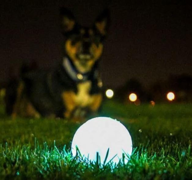 Chuckit Max Glow Ball - X-Large Ball - 3.5" Diameter