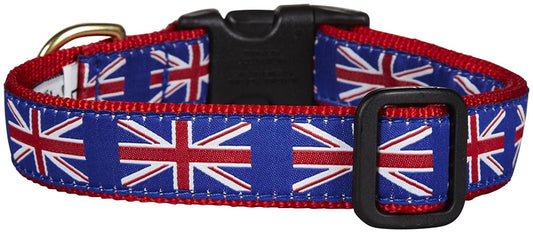 Up Country Union Jack Dog Collar - Medium