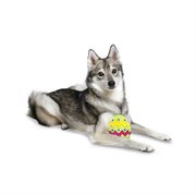 Midlee Plush Easter Egg Dog Toy with Squeaker (Yellow)-Large