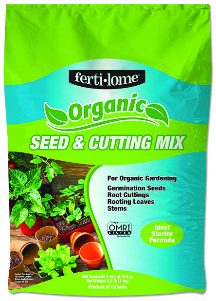 ferti-lome Organic Seed & Cutting Potting Mix - 8 QUART