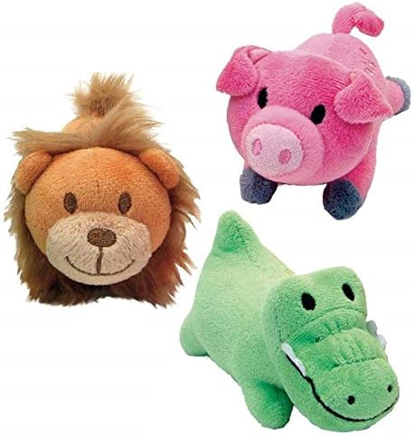 Lil Pals Plush Toys for Small Dogs Set of 3