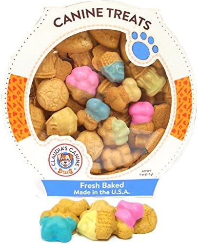 Claudia's Canine Bakery - K-9's Favorite Things - Gourmet Peanut Butter Dog Treats - 10 oz.