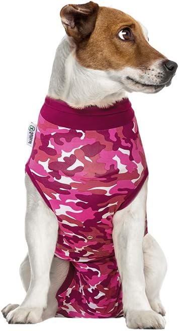 Suitical Recovery Suit for Dogs - Pink Camo - size XXX-Small