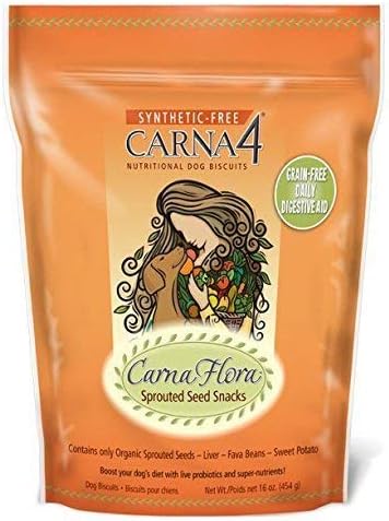 CARNA4 Carna Flora Nutrional Dog Biscuits, 2 Pack