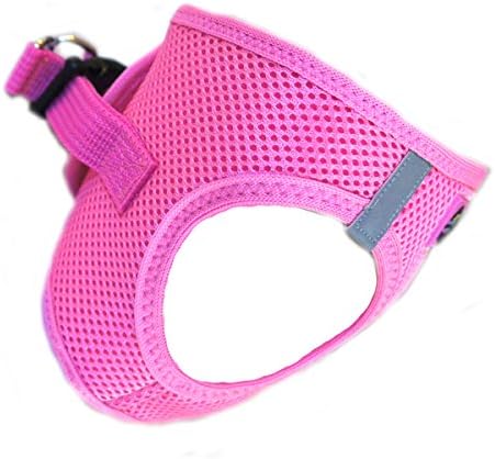 DOGGIE DESIGNS Choke Free Reflective Step in Ultra Harness - Pink American River