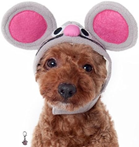 Dogo I Plush Pet Costume Hat with Clip on Charm - Small