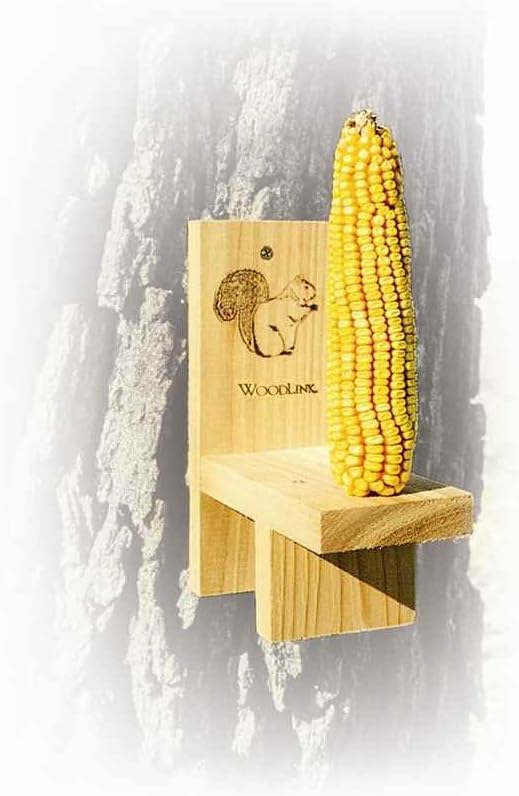 Woodlink Natural Squirrel Ear Corn Feeder (9" X 3.5" X 8")