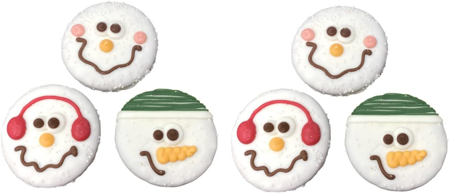 Bosco & Roxy Snowmen Dog Treat Cookies- 6pk