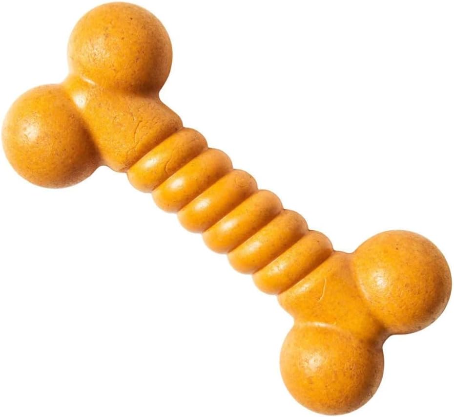 ETHICAL/SPOT Bam-Bone Curved Bone Peanut Butter - 6"