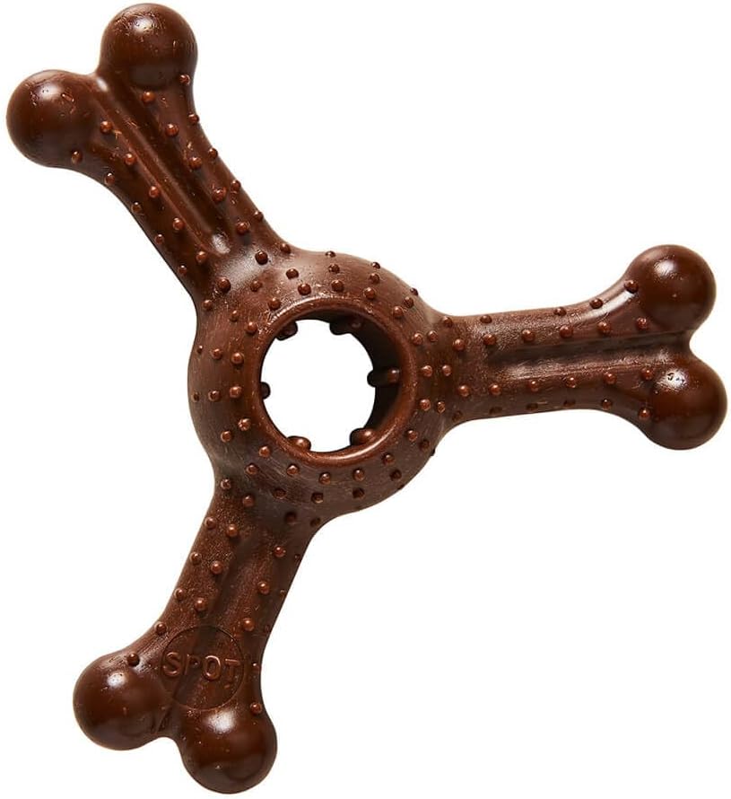 ETHICAL/SPOT Bam-Bone Plus Triple Bison Flavor Chew Toy - 7"