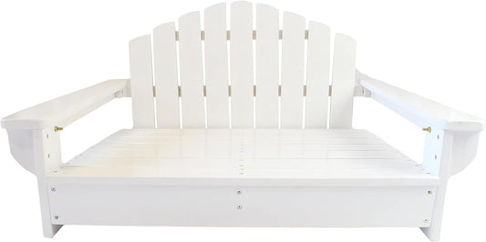 White Dog Adirondack Chair Bed